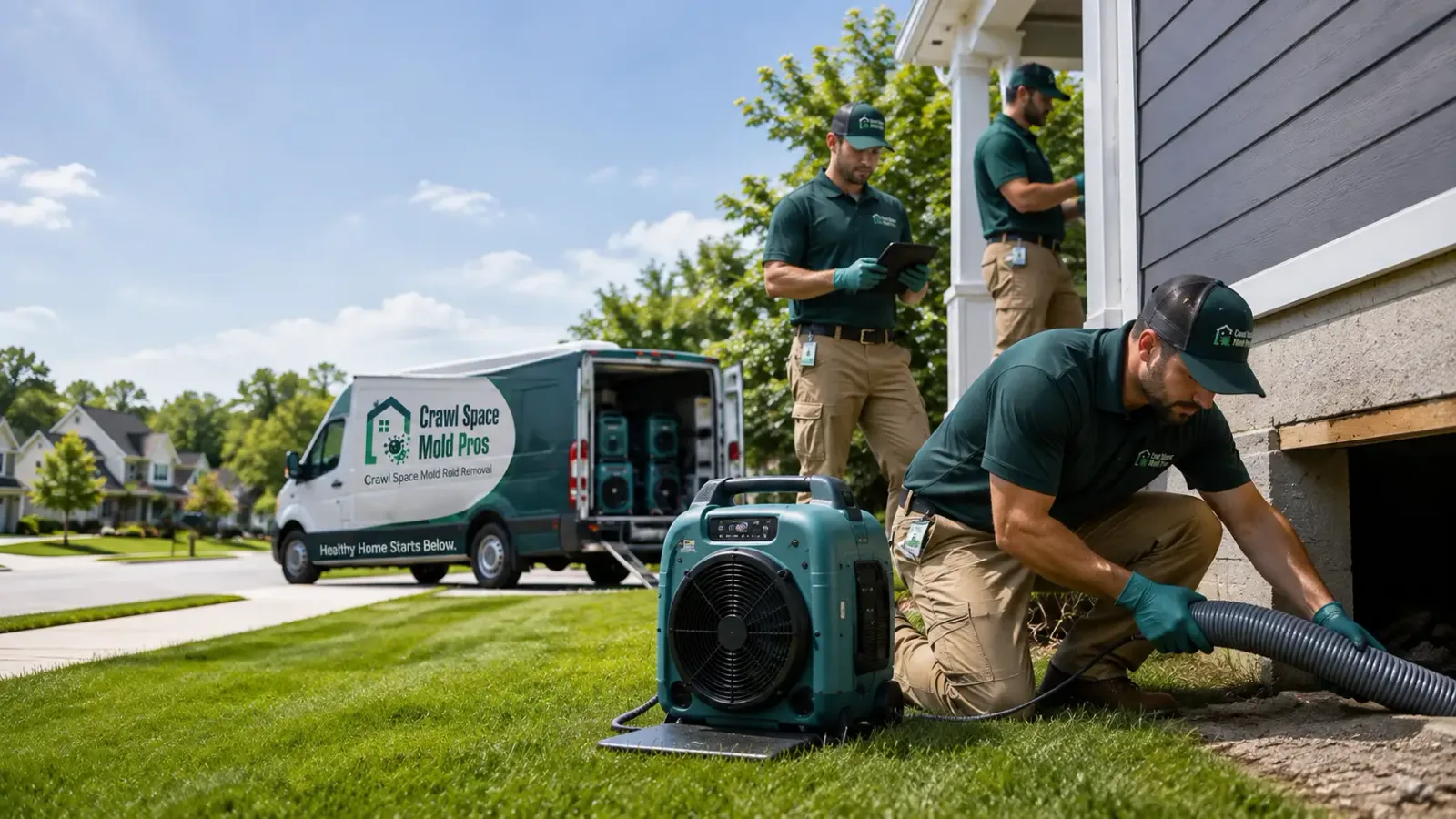 Crawl Space Mold Removal in Lowry, MN